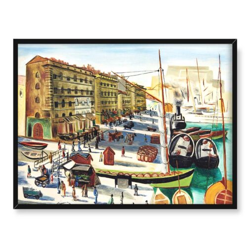 Mojżesz Kisling Marsylia 40x30 w RAMIE
