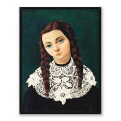 Mojżesz Kisling Młoda dziewczyna 30×40