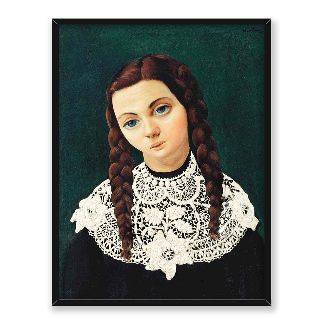 Mojżesz Kisling Młoda dziewczyna 30x40