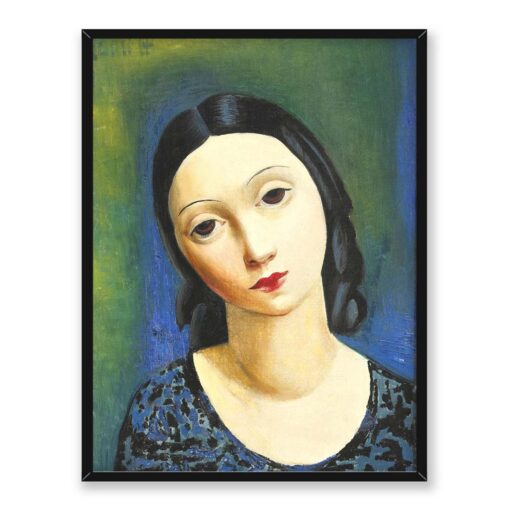 Mojżesz Kisling Młoda kobieta 30x40