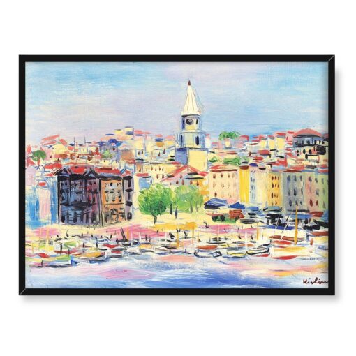 Mojżesz Kisling Port w Marsylii 40x30