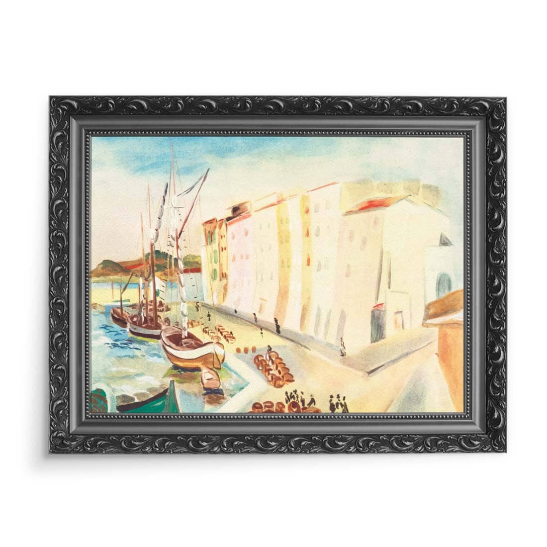 Mojżesz Kisling Port w Saint Tropez 70x50 wydruk na płótnie CANVAS