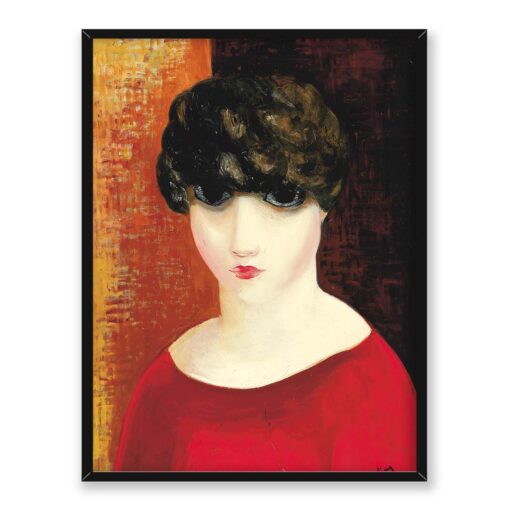 Mojżesz Kisling portret kobiety 30x40