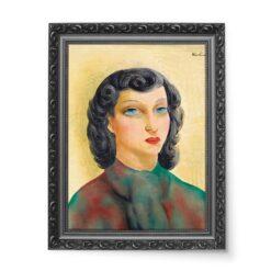 Mojżesz Kisling Portret kobiety 5 50×70 wydruk na płótnie CANVAS