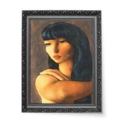 Mojżesz Kisling Portret kobiety 6 50×70 wydruk na płótnie CANVAS