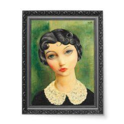 Mojżesz Kisling Portret z kołnierzykiem 2 50×70 wydruk na płótnie CANVAS