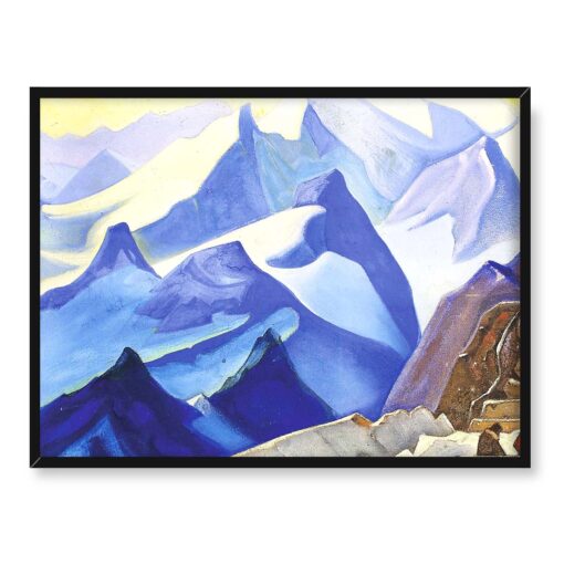 Nicholas Roerich Budda 40x30 w RAMIE