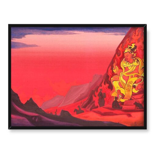 Nicholas Roerich Dowództwo Rigden Djapo 40x30