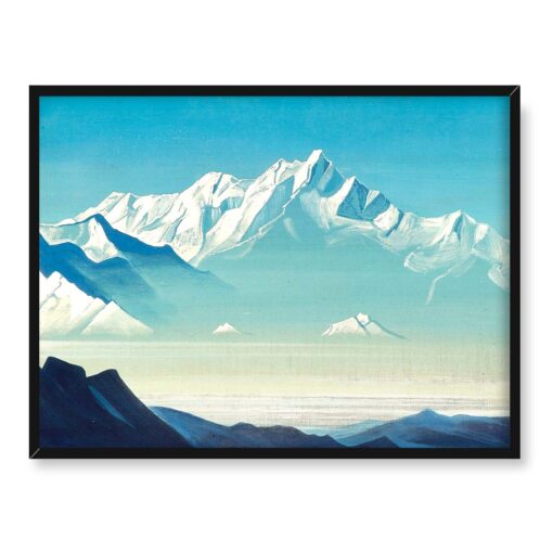 Nicholas Roerich Góra Pięciu Skarbów 40x30