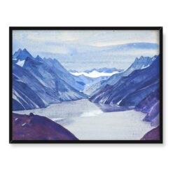 Nicholas Roerich Górskie jezioro 40x30