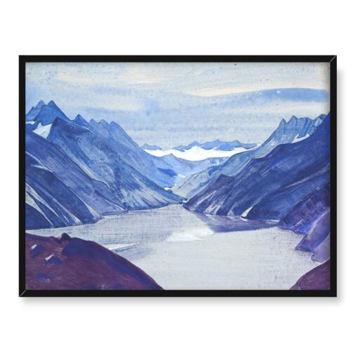Nicholas Roerich Górskie jezioro 40x30