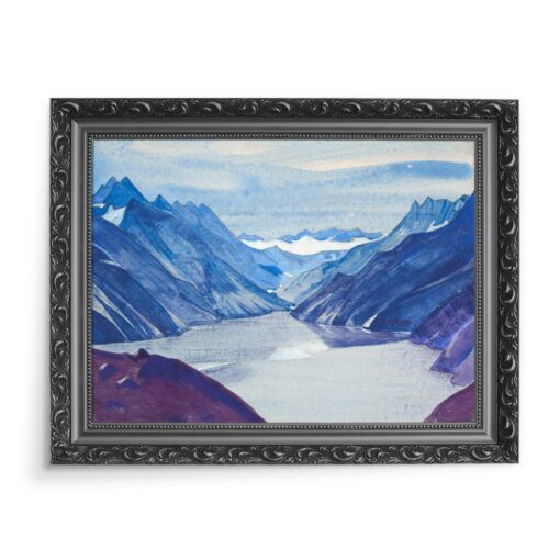 Nicholas Roerich Górskie jezioro 70x50 wydruk na płótnie CANVAS