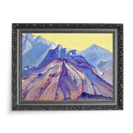 Nicholas Roerich Himalajski monastyr 70x50 wydruk na płótnie CANVAS