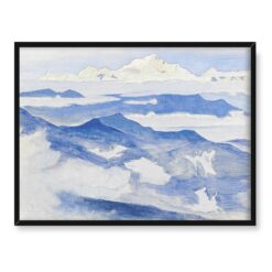 Nicholas Roerich Himalajski wieczór 40x30