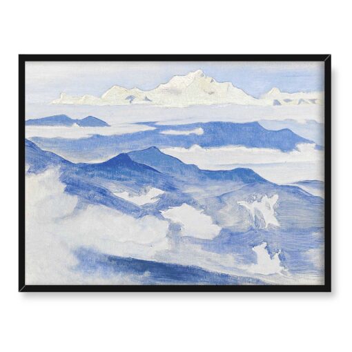 Nicholas Roerich Himalajski wieczór 40x30
