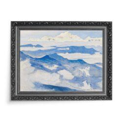 Nicholas Roerich Himalajski wieczór 70×50 wydruk na płótnie CANVAS