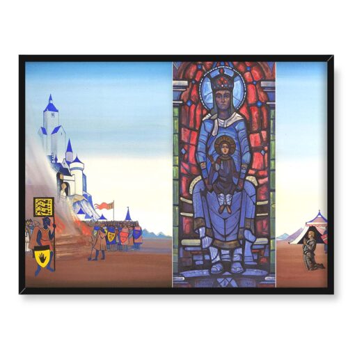 Nicholas Roerich Joanna d Arc 40x30