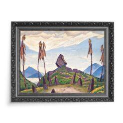 Nicholas Roerich Krąg rytualny 70×50 wydruk na płótnie CANVAS