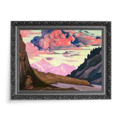 Nicholas Roerich Maitreya Zdobywca 70×50 wydruk na płótnie CANVAS
