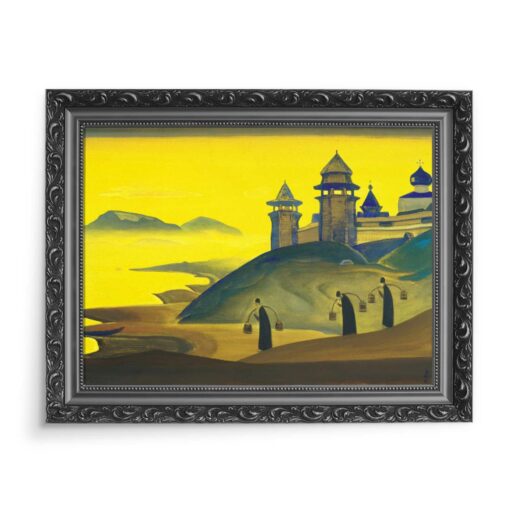 Nicholas Roerich Mnisi 70x50 wydruk na płótnie CANVAS