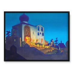 Nicholas Roerich Niebiańska moc 40×30
