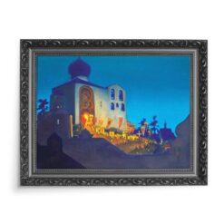 Nicholas Roerich Niebiańska moc 70×50 wydruk na płótnie CANVAS