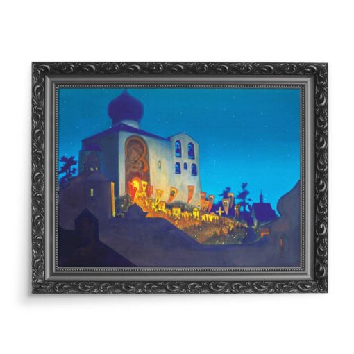 Nicholas Roerich Niebiańska moc 70x50 wydruk na płótnie CANVAS