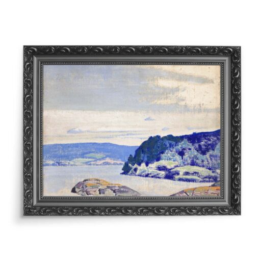 Nicholas Roerich Niebieski poranek 70x50 wydruk na płótnie CANVAS