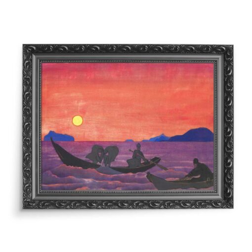 Nicholas Roerich Łowimy ryby 70x50 wydruk na płótnie CANVAS