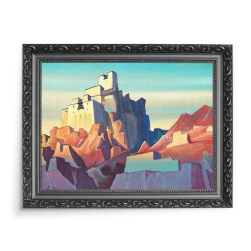 Nicholas Roerich Pałac Tybet 70x50 wydruk na płótnie CANVAS