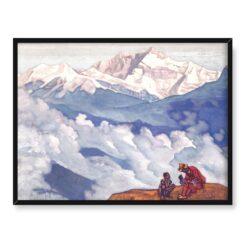 Nicholas Roerich Perła Poszukiwania 40×30 w RAMIE