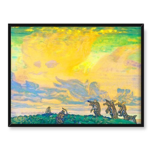 Nicholas Roerich Poświęcenie 40x30