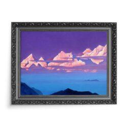 Nicholas Roerich Różowe góry Himalaje 70×50 wydruk na płótnie CANVAS