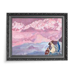 Nicholas Roerich Ta która prowadzi 70×50 wydruk na płótnie CANVAS
