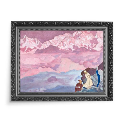Nicholas Roerich Ta która prowadzi 70x50 wydruk na płótnie CANVAS