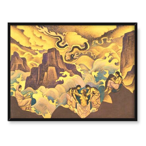 Nicholas Roerich Wąż mądrości 40x30 w RAMIE