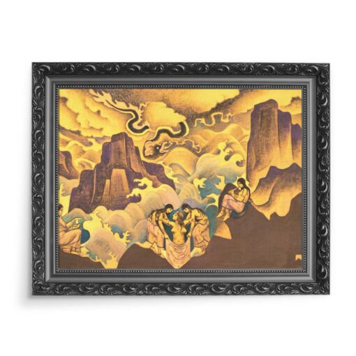 Nicholas Roerich Wąż mądrości 70x50 wydruk na płótnie CANVAS