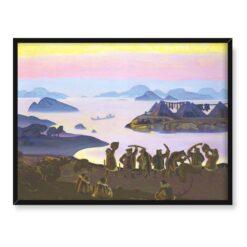 Nicholas Roerich Zew słońca 40×30 w RAMIE