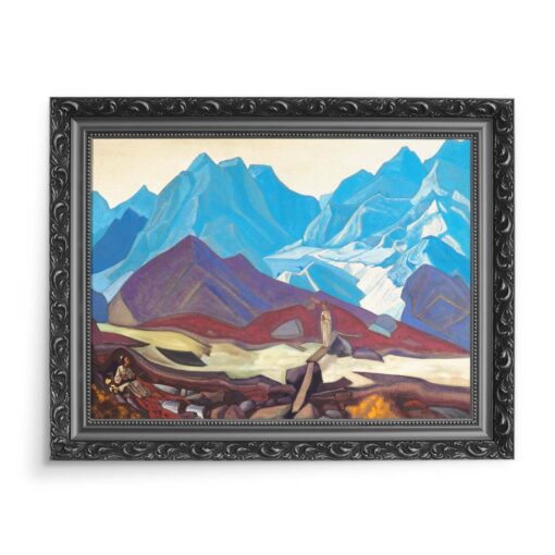 Nicholas Roerich Zza światów 70x50 wydruk na płótnie CANVAS