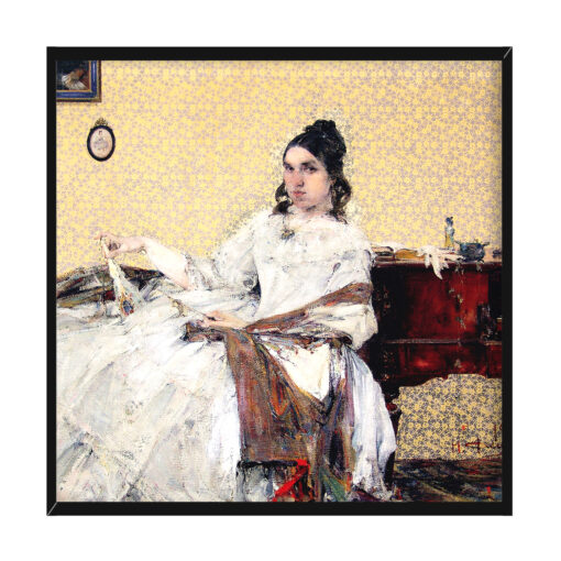 Nicolai Fechin Portret Nadieżdy Michajłowny Sapożnikowej 50x50