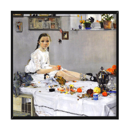 Nicolai Fechin Portret Varyi Adoratskiej 50x50