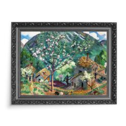 Nikolai Astrup Kwitnąca jabłoń 70x50 wydruk na płótnie CANVAS