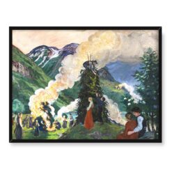 Nikolai Astrup Ogniska 40x30
