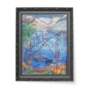 Nikolai Astrup Ptak na kamieniu 2 50×70 wydruk na płótnie CANVAS