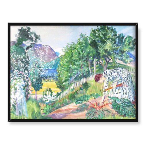 Nikolai Astrup Rabarbar 40x30 w RAMIE