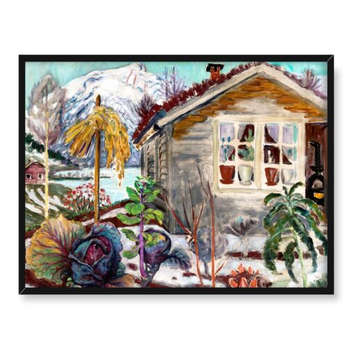 Nikolai Astrup Wczesny śnieg 40x30