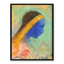 Odilon Redon Błękitny profil 30x40