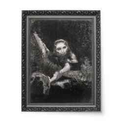 Odilon Redon Caliban 50×70 wydruk na płótnie CANVAS