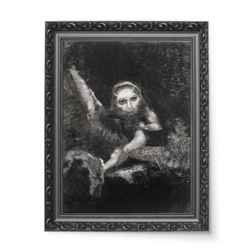 Odilon Redon Caliban 50x70 wydruk na płótnie CANVAS