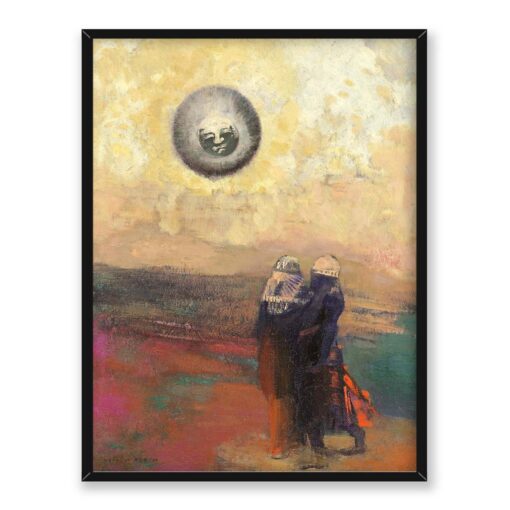 Odilon Redon Czarne słońce 30x40